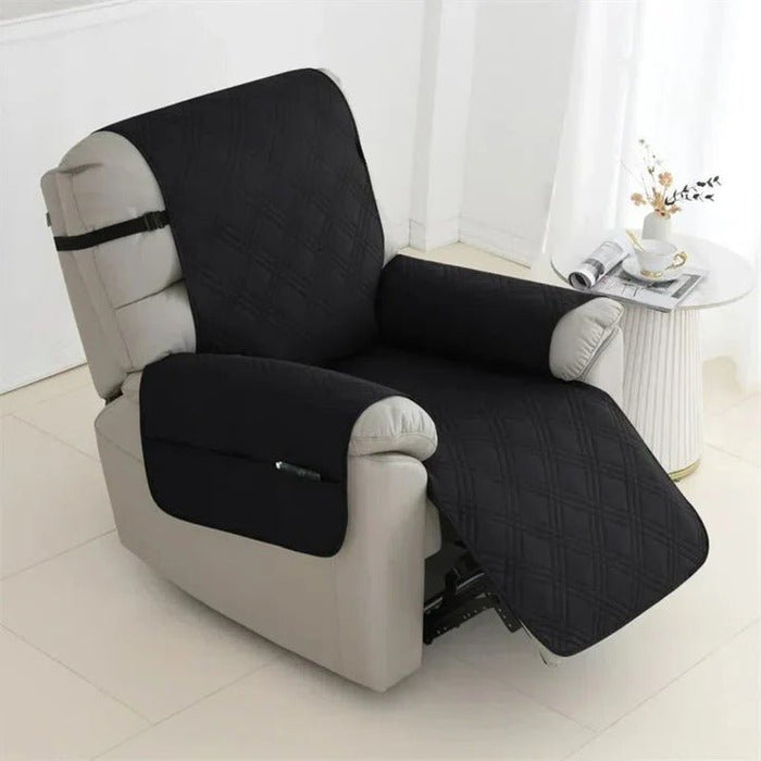 Waterproof Quilted Recliner Cover – Non - Slip Elastic Straps, Pet & Spill Protection - Monsta Online
