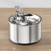 Stainless Steel Cat Water Fountain – Motion Sensor & 4 - Layer Filter for Cats & Dogs - Monsta Online