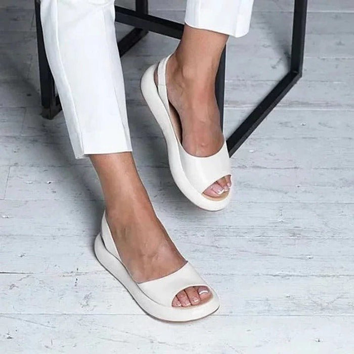 Women's Slip - On Open Toe Sandals – Cushioned Footbed & Textured Non - Slip Sole - Monsta Online
