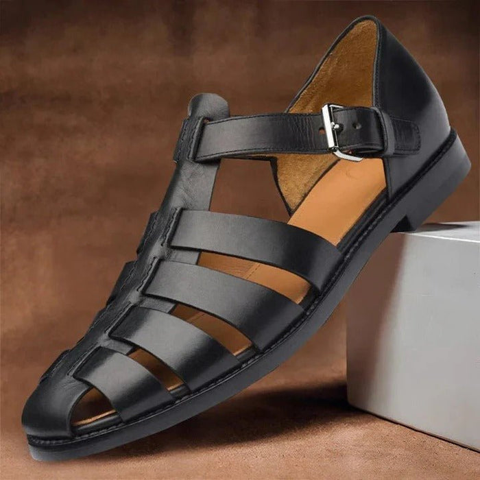 Men's Open Toe Sandals – Adjustable Buckle Straps, Cushioned Footbed & Breathable Design - Monsta Online