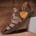 Men's Open Toe Sandals – Adjustable Buckle Straps, Cushioned Footbed & Breathable Design - Monsta Online