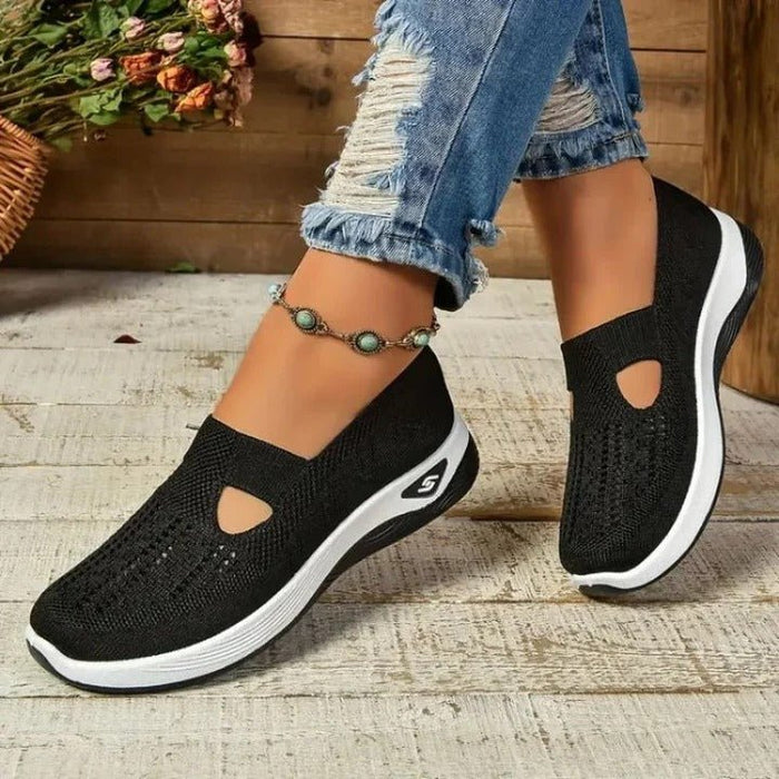 Women's Slip - On Mesh Sneakers – Cushioned Insole, Breathable & Flexible Fit - Monsta Online