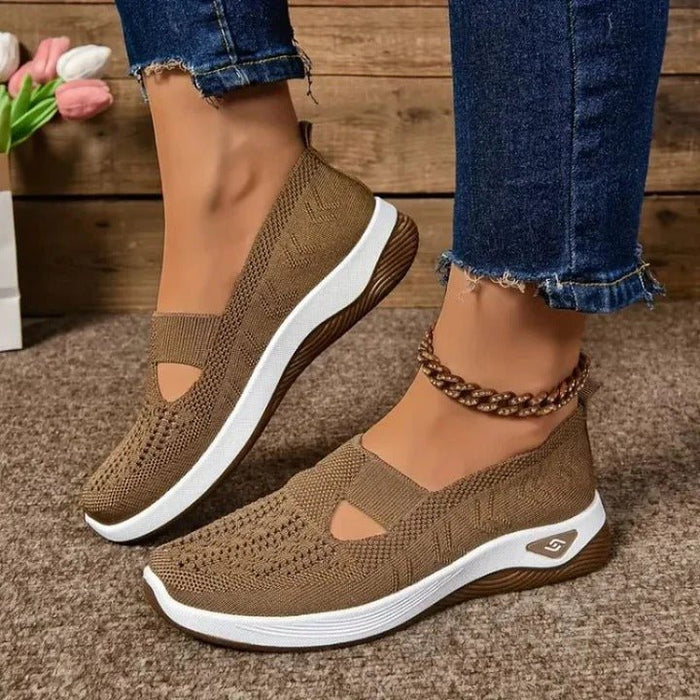 Women's Slip - On Mesh Sneakers – Cushioned Insole, Breathable & Flexible Fit - Monsta Online