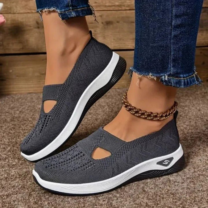 Women's Slip - On Mesh Sneakers – Cushioned Insole, Breathable & Flexible Fit - Monsta Online