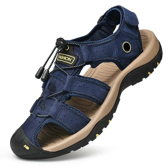 Men's Slip - On Summer Sandals – Elastic Band, Cushioned Sole & Textured Rubber Grip - Monsta Online