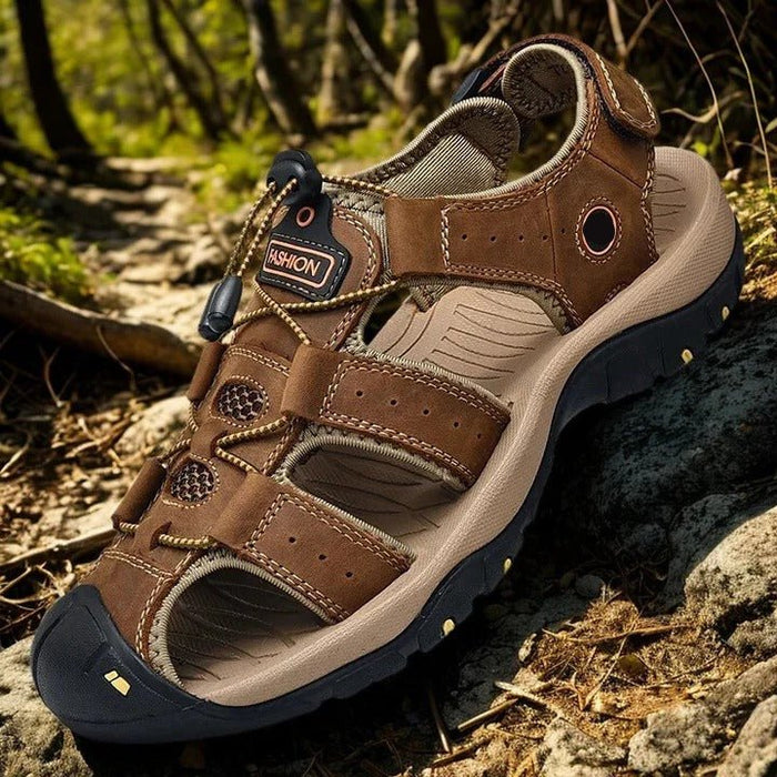 Men's Slip - On Summer Sandals – Elastic Band, Cushioned Sole & Textured Rubber Grip - Monsta Online