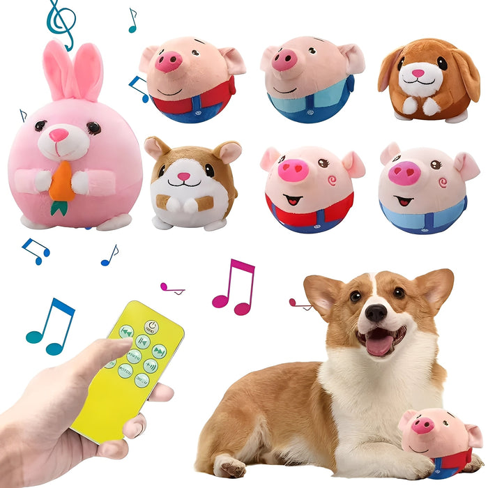 Dog & Cat Interactive Toy Ball – Touch Activated Music, Motion & Remote Control - Monsta Online