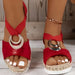 Women's Slip - On Wedge Sandals – Arch Support & Cushioned Insole - Monsta Online