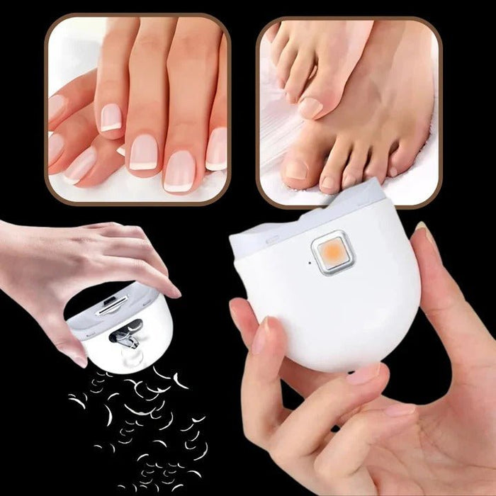 Rechargeable Electric Nail Trimmer – Built - In Light, Dual Speed & Cordless - Monsta Online