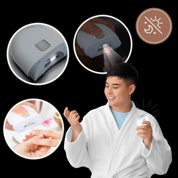 Rechargeable Electric Nail Trimmer – Built - In Light, Dual Speed & Cordless - Monsta Online