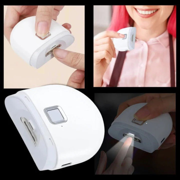Rechargeable Electric Nail Trimmer – Built - In Light, Dual Speed & Cordless - Monsta Online