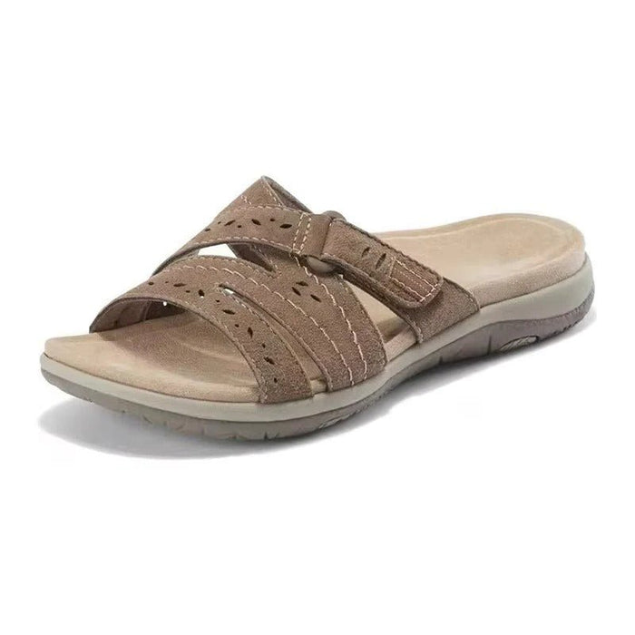 Women's Summer Walking Sandals – Adjustable Hook & Loop Strap - Monsta Online