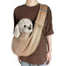 Mesh Crossbody Dog Carrier Sling – Padded Strap, Safety Clip & Hands - Free Design - Monsta Online