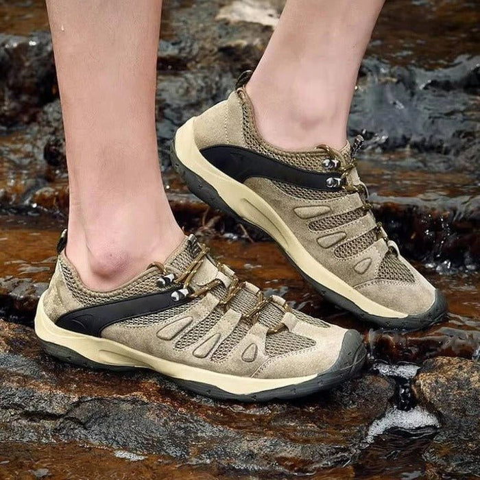 Men's Waterproof Hiking Shoes – All - Terrain Grip, Reinforced Toe Cap & Breathable Mesh - Monsta Online