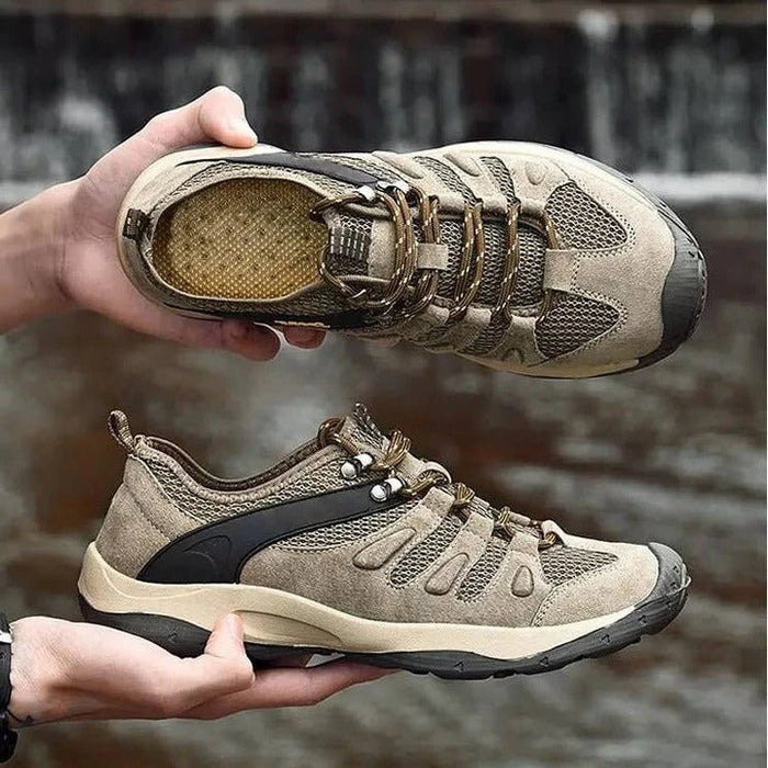 Men's Waterproof Hiking Shoes – All - Terrain Grip, Reinforced Toe Cap & Breathable Mesh - Monsta Online