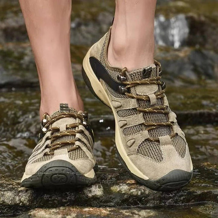 Men's Waterproof Hiking Shoes – All - Terrain Grip, Reinforced Toe Cap & Breathable Mesh - Monsta Online
