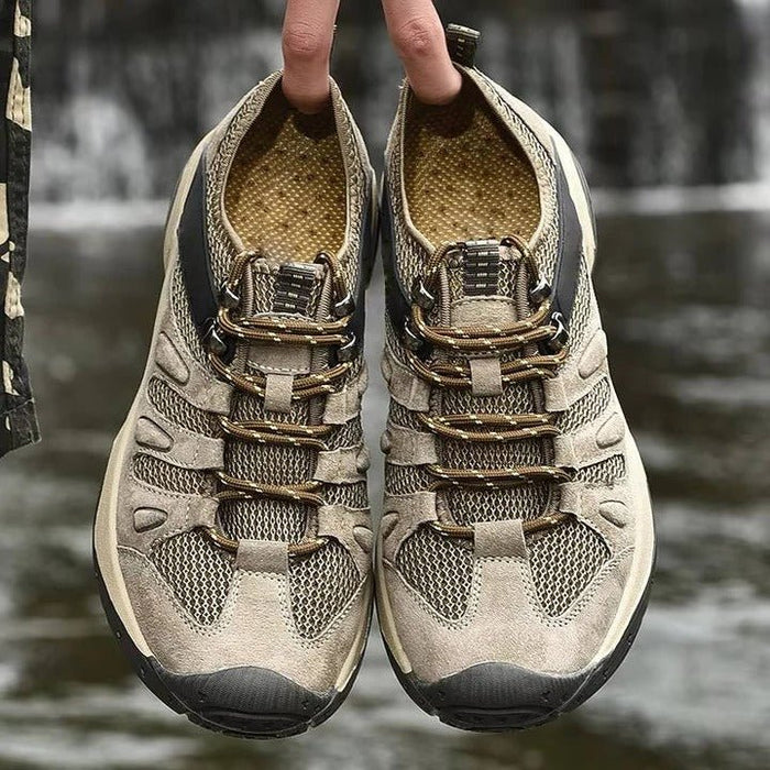 Men's Waterproof Hiking Shoes – All - Terrain Grip, Reinforced Toe Cap & Breathable Mesh - Monsta Online