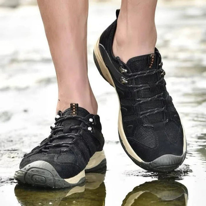 Men's Waterproof Hiking Shoes – All - Terrain Grip, Reinforced Toe Cap & Breathable Mesh - Monsta Online