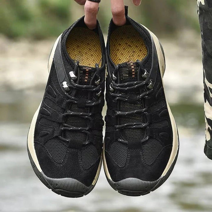 Men's Waterproof Hiking Shoes – All - Terrain Grip, Reinforced Toe Cap & Breathable Mesh - Monsta Online