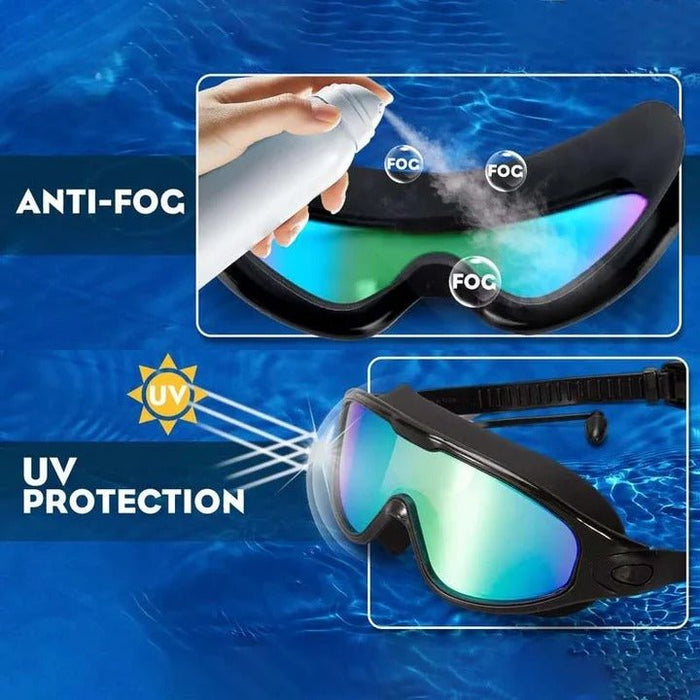Anti - Fog Swimming Goggles – Wide Angle Lens, Silicone Seal & UV Protection - Monsta Online