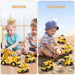 Construction Truck Toy Set – 5 - Piece Carrier Truck with Lights, Sounds & Foldable Ramp - Monsta Online