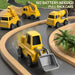 Construction Truck Toy Set – 5 - Piece Carrier Truck with Lights, Sounds & Foldable Ramp - Monsta Online