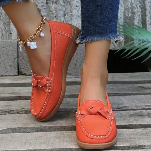 Women's Slip - On Walking Loafers – Wide Toe Box, Arch Support & Non - Slip Sole - Monsta Online