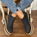 Women's Chic Low Ankle Boots – Side Zipper, Reinforced Grip Sole, All - Season Comfort - Monsta Online