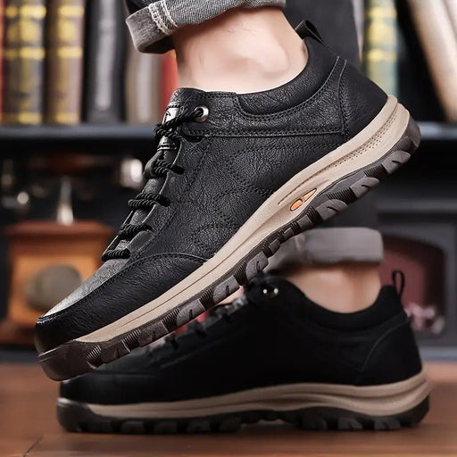 Premium Men's Orthopedic Leather Shoes for Ultimate Comfort - Monsta Online