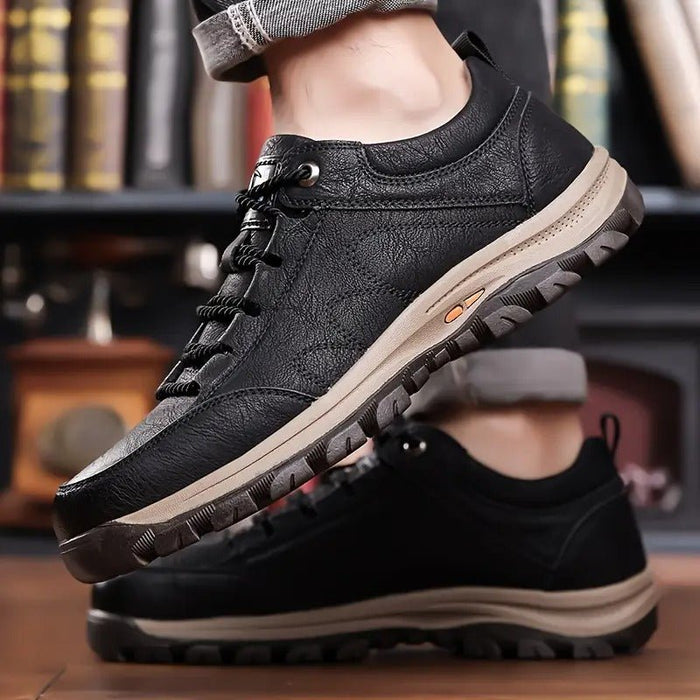 Premium Men's Orthopedic Leather Shoes for Ultimate Comfort - Monsta Online