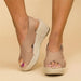 Women's Orthopedic Wedge Sandals – Cross Strap Espadrilles with Arch Support - Monsta Online