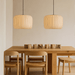 Rendara Silk Pendant Light – Luxury Pleated Fabric Hanging Lamp - Monsta Online