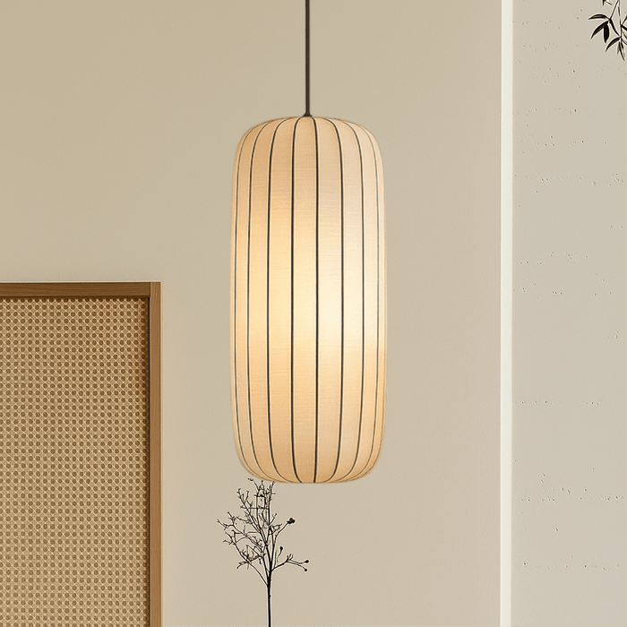Rendara Silk Pendant Light – Luxury Pleated Fabric Hanging Lamp - Monsta Online