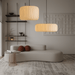 Rendara Silk Pendant Light – Luxury Pleated Fabric Hanging Lamp - Monsta Online