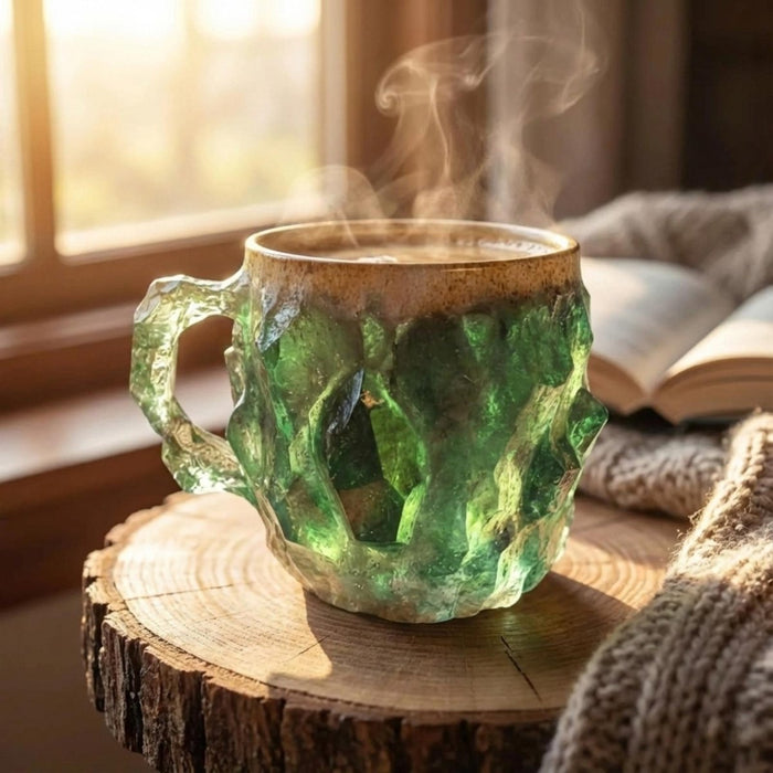 Elegant Crystal Mug – Geode - Inspired Luxury Drinkware - Monsta Online
