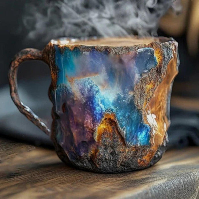 Elegant Crystal Mug – Geode - Inspired Luxury Drinkware - Monsta Online