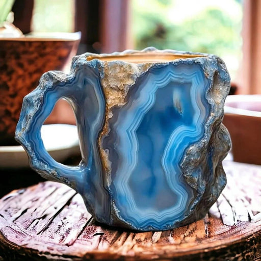 Elegant Crystal Mug – Geode - Inspired Luxury Drinkware - Monsta Online
