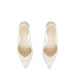 Tabitha Slingback Heels – Luxury Beaded Lace Pumps for Women, Elegant & Comfortable - Monsta Online