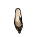 Tabitha Slingback Heels – Luxury Beaded Lace Pumps for Women, Elegant & Comfortable - Monsta Online