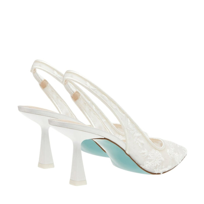 Tabitha Slingback Heels – Luxury Beaded Lace Pumps for Women, Elegant & Comfortable - Monsta Online