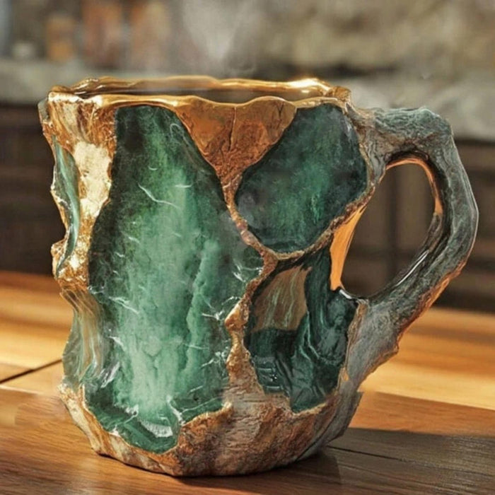 Elegant Crystal Mug – Geode - Inspired Luxury Drinkware - Monsta Online
