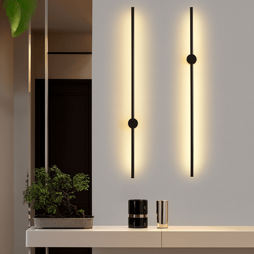 Linear Wall Light Fixture – Minimalist LED Iron & Acrylic Sconce for Dining Room, Bar & Living Room - Monsta Online