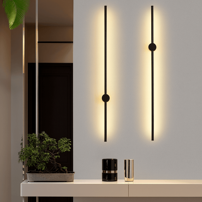 Linear Wall Light Fixture – Minimalist LED Iron & Acrylic Sconce for Dining Room, Bar & Living Room - Monsta Online
