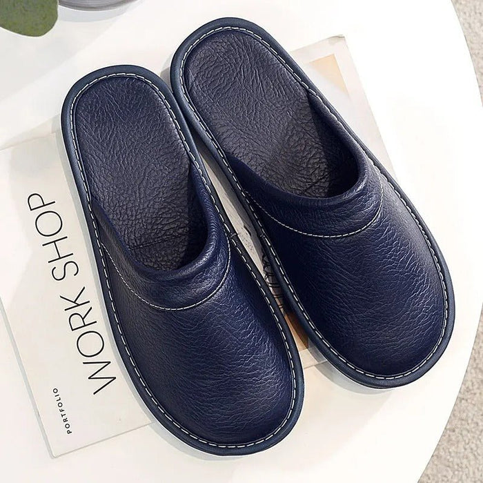 Women's Comfortable Leather House Shoes – Lightweight & Stylish Slippers - Monsta Online