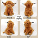 Fluffy Highland Cow Plush Toy – Soft Cuddly Stuffed Animal for Kids & Adults - Monsta Online