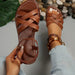 Women's Orthopedic Spring Sandals – Cushioned Open Toe Adjustable Strap Sandals - Monsta Online