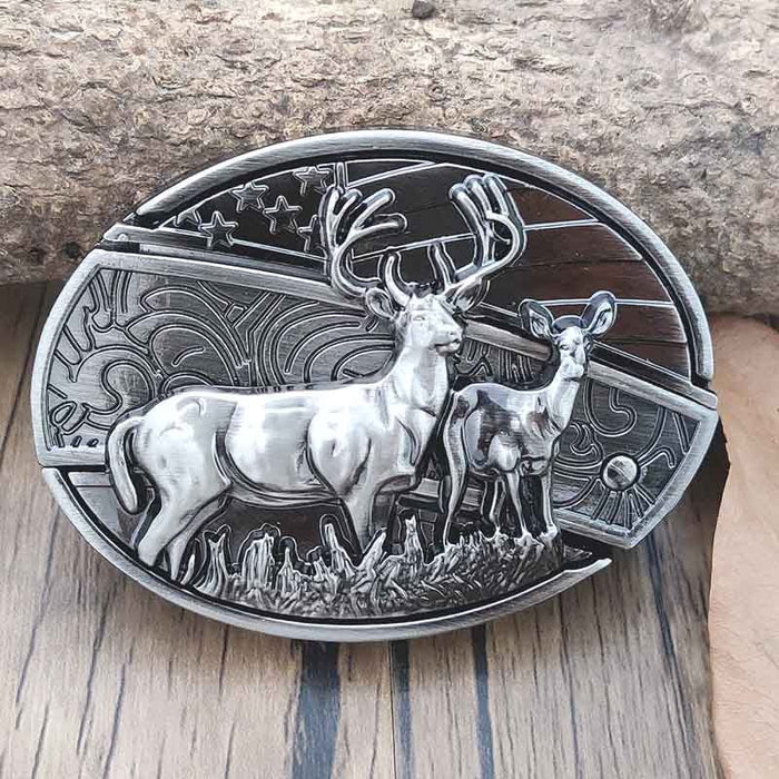 Men's Oval Cowboy Belt Buckle – Premium Metal Western Accessory for Rodeo - Monsta Online