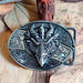 Men's Oval Cowboy Belt Buckle – Premium Metal Western Accessory for Rodeo - Monsta Online