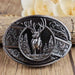 Men's Oval Cowboy Belt Buckle – Premium Metal Western Accessory for Rodeo - Monsta Online