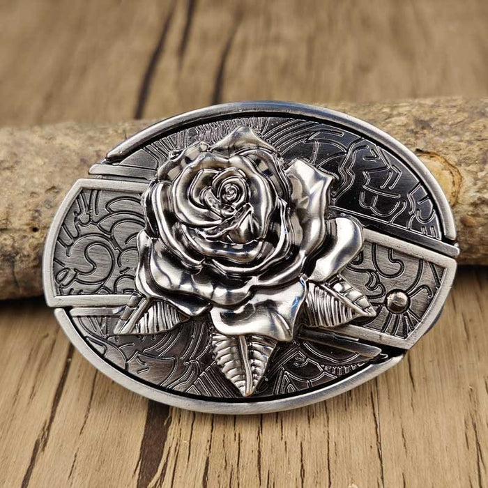 Men's Oval Cowboy Belt Buckle – Premium Metal Western Accessory for Rodeo - Monsta Online